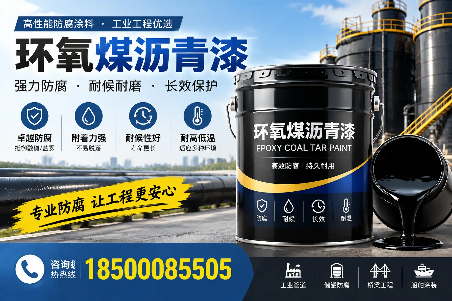 环氧煤沥青漆的施工方法与注意事项,确保在攀枝花顺利完成